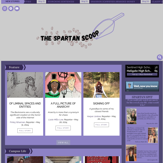 Spartan Scoop Logo